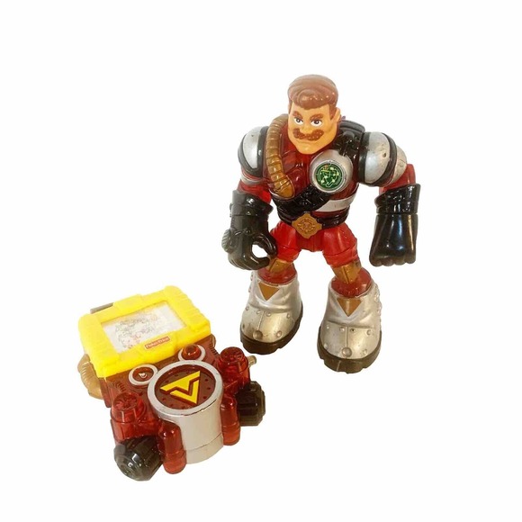 Rescue Heroes Billy Blazes Action Figure And Backpack Fisher Price Fireman - Picture 1 of 8